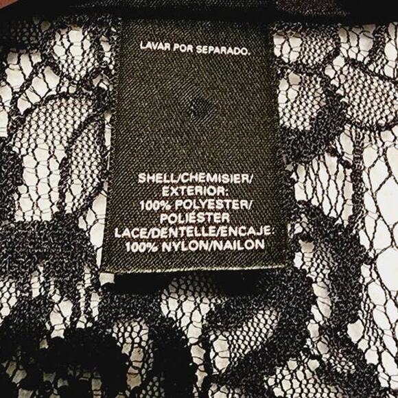 Victoria's Secret VS Satin Lace Faux Wrap Black Dress Size Small - Picture 5 of 9